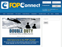 Tablet Screenshot of fopconnect.com